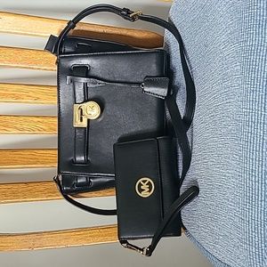 Michael Kors Women's Purse and Wallet Bundle
